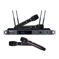 Lane Pro SL-4000 Dual Hand True Diversity Wireless Mic