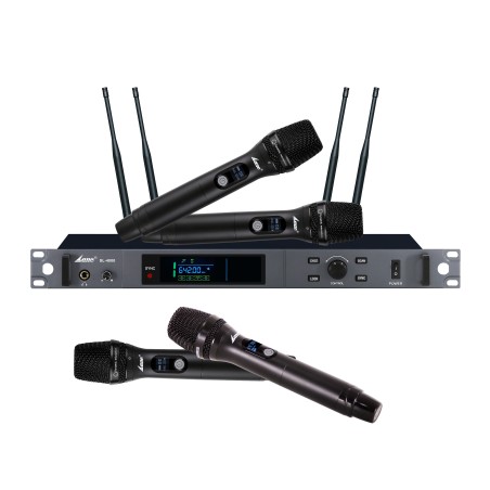 Lane Pro SL-4000 Dual Hand True Diversity Wireless Mic